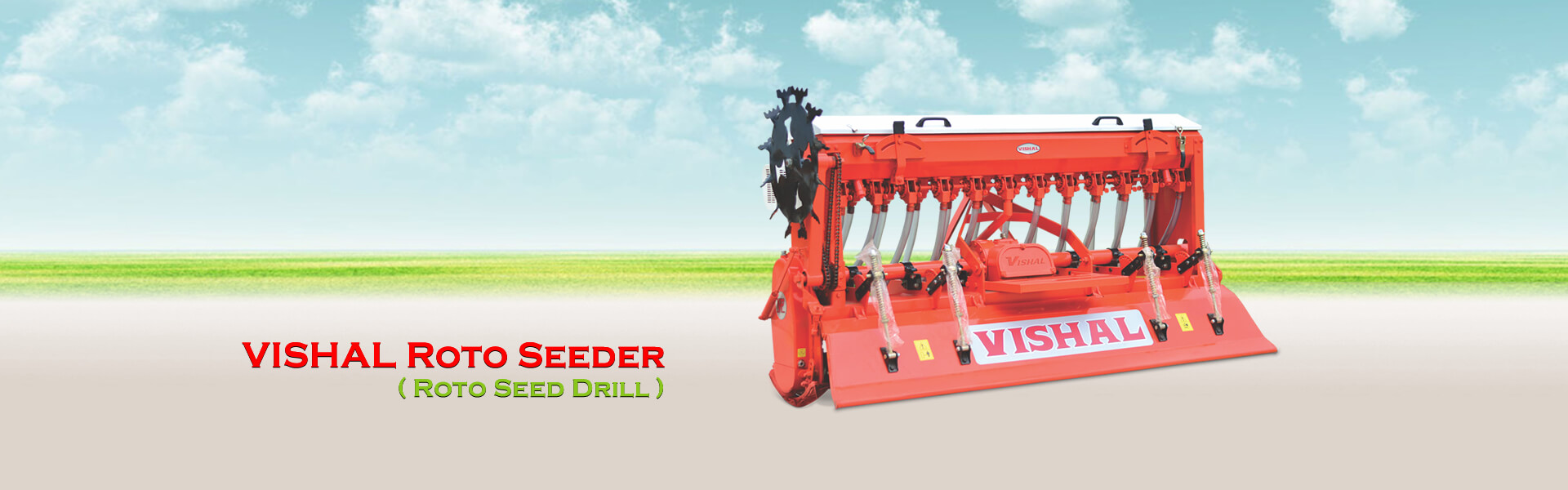 VISHAL Roto Seeder / Roto Seed Drill