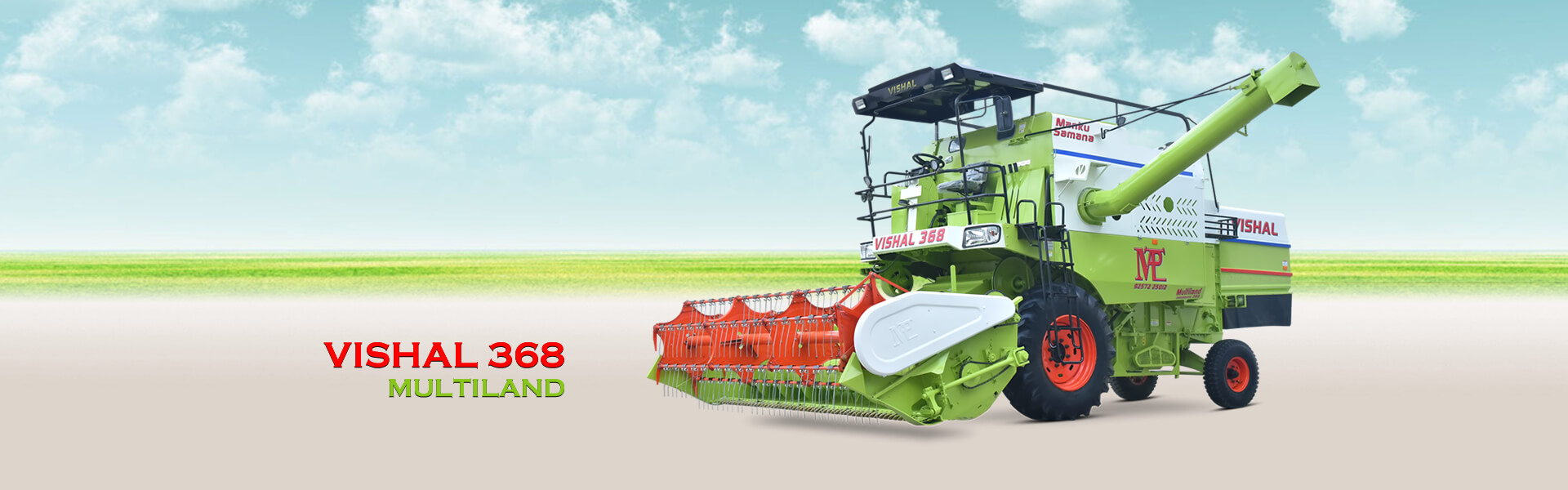 VISHAL 368 - Multiland - Self Propelled Combine Harvester
