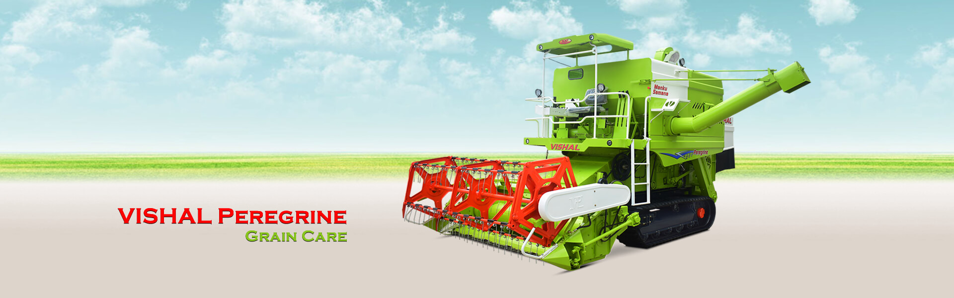 VISHAL PEREGRINE - Grain Care - TAF - Track Combine Harvester
