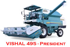 VISHAL 495 - President - Multicrop Combine Harvester