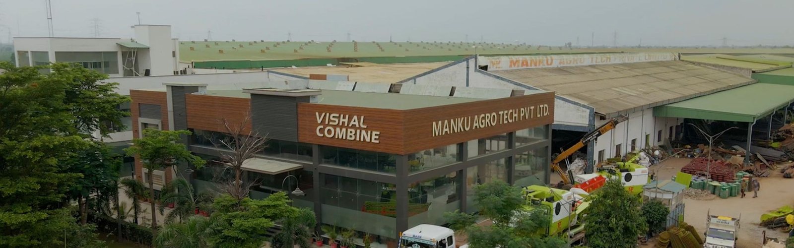 Manufacturing combine harvesters in India